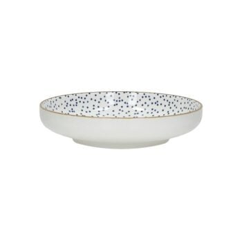 POMAX ANAFI - BLATE - PORSELEIN - DIA 20,3 X H 4,5 CM - BLAUW