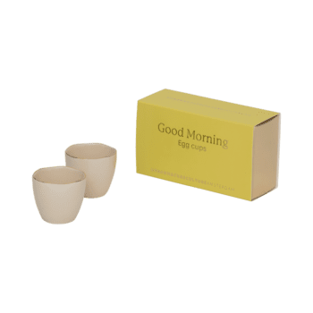 Urban Nature Culture Good Morning Egg Cup – Oatmeal (Set van 2), in gift pack