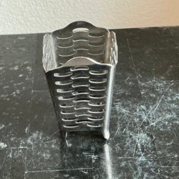 Vintage Keltum maggifleshouder – verzilverd