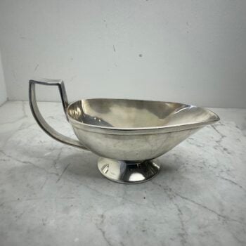 Sola 100 Verzilverd Sauskom – Vintage Nederlands Tafelzilver – Jaren 50/60