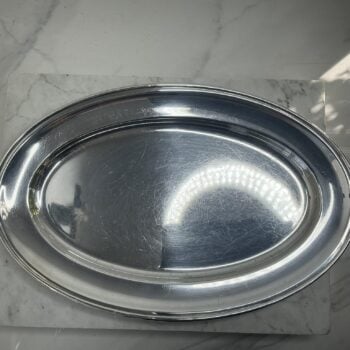 Sola 90 Verzilverd Ovale Schaal 37 cm – Vintage Nederlands Tafelzilve