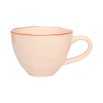 Urban Nature Culture Good Morning Cup Cappuccino/Tea sculpted old pink