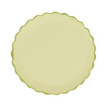 Urban Nature Culture Good Morning plate sculpted 13,5cm, pale green
