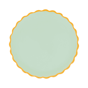 Urban Nature Culture Good Morning plate sculpted 13,5cm, celadon