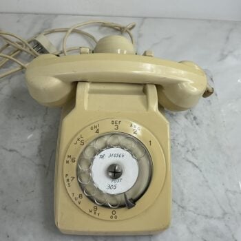Vintage PTT draaitelefoon Socotel S63 uit 1972 – Franse retro telefoon