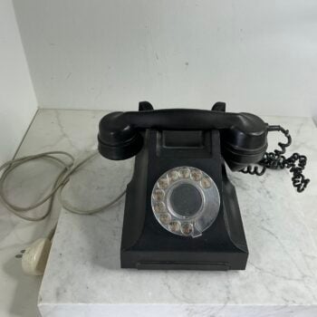 Vintage GPO 332L bakelieten telefoon – Britse rotary telefoon uit 1937