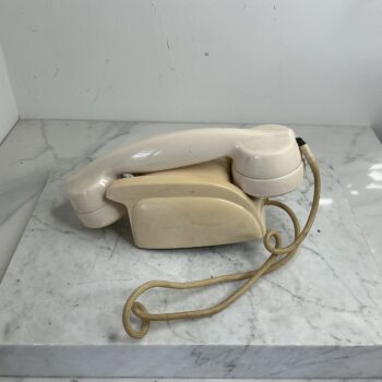 Vintage Ericsson Bakeliet Intercom – Crèmekleurige Retro Telefoon ca. Jaren ’50/’60