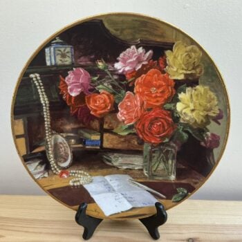 Mosa Wandbord Stilleven op een Secretaire