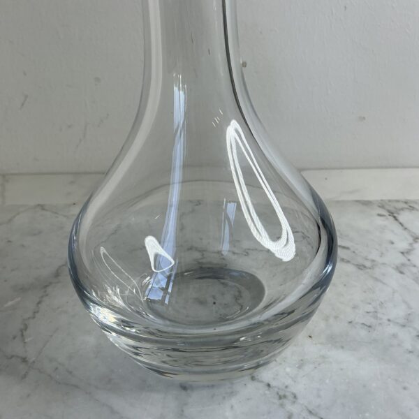 Vintage kristallen karaf met sterling zilveren hals (925) – C. Bos & Zoon Amsterdam - Afbeelding 7